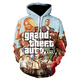 thumbnail image 2 of Sudadera con capucha para hombre y mujer con estampado 3D del juego GTA 5 Grand Theft Auto, estilo hip hop, de gran tamaño, ropa de calle, tops para niños, 2 of 5