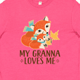 thumbnail image 4 of Inktastic Granna Loves Me Woodland Fox Youth T-Shirt, 4 of 5