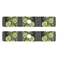 thumbnail image 7 of Yayeee Faucet Mat for Kitchen Sink 30" Diatomite Long Splash Guard Pad, Green Flowers, 2 Pack, 7 of 7