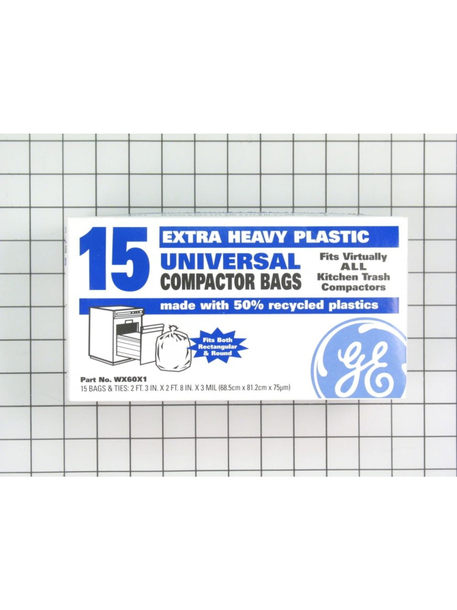 WX60X1 GE Appliance Trash Compactor Bags