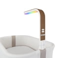 thumbnail image 3 of Evenflo Cora 3-Level Adjustable Bassinet (Coastal Coffee), 3 of 7