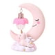 thumbnail image 5 of Lámpara de mesa con luz nocturna de unicornio y luna para niños, luz nocturna LED con estatua de resina Rosa, 5 of 9