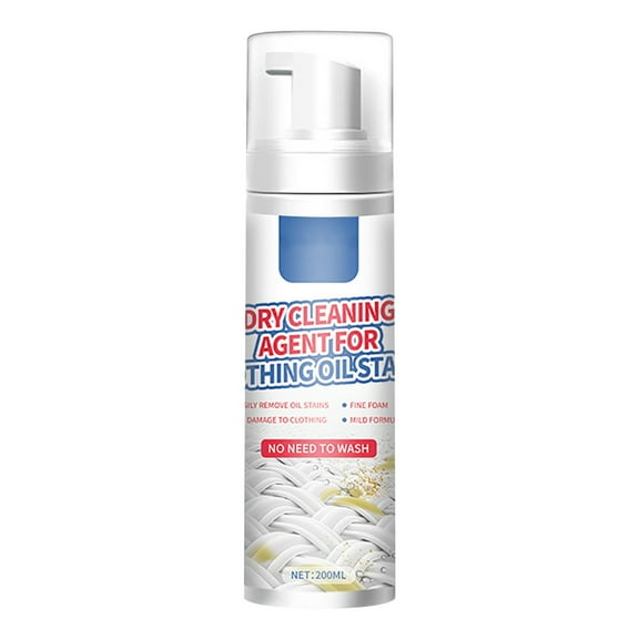Ultimate Oil Stain Remover and Dry Cleaning Solution for All Fabrics - Effortless Cleaning Agent for Grease, Coffee, and Wine Stains