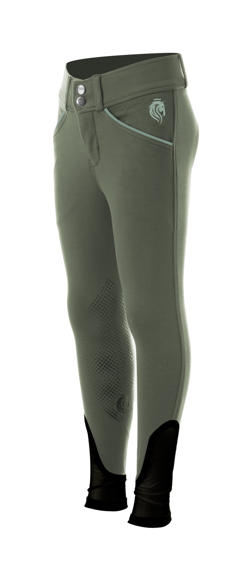 Equinavia Greta Kids Premium Equestrian Riding Pants | Silicone Knee Patch Breeches