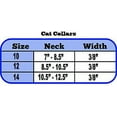 thumbnail image 2 of Ice Cream Plain Cat Safety Collar Gold Size 12, 2 of 2