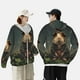 thumbnail image 4 of Balery Lotus Leaf Starry Sky Guinea Pig Sudadera ligera de manga larga con capucha y protección solar UPF 50+ para hombre y mujer, ideal para pesca y running-Large, 4 of 7