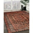 thumbnail image 3 of Ahgly Company Machine Washable Indoor Rectangle Traditional Rust Pink Area Rugs, 8' x 12', 3 of 7