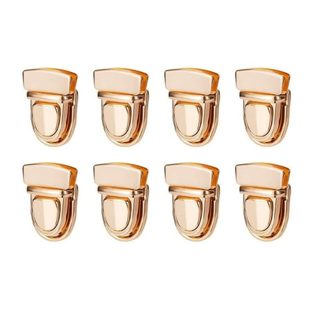 

Bag Clasp Catch Metal Clasp Locks Tuck Lock Purse Buckle Fasteners Handbag Closures Clasp Purse Thumb Press Lock for Leather Bag DIY Craft Wallets Handbags Making (15pcs)