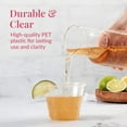 thumbnail image 2 of Prestee 250-Pack Clear Disposable Cups - Durable 9 oz Plastic Water Cups for Party, Events, and Catering - Small Glasses for Wine, Cocktails, and Cold Beverages, 2 of 6