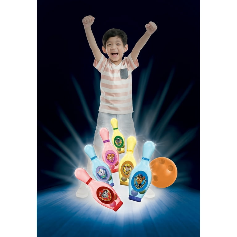 Paw Patrol Light Up Bowling Set Indoor Outdoor