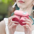 thumbnail image 3 of RKSTN Plastic Portable Fan Small Cute Mini Fan Portable Storage Fan USB Rechargeable Bladeless Fan Multi-Angle Adjustable Silent Fan, 3 of 5