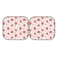 thumbnail image 7 of Fotbe Strawberry Floral 2-Piece Car Windshield Sun Shade | Sun Blocker for Car Windshield | Foldable Automotive Interior Accessories for Sun Protection-Large, 7 of 7