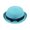 Sky Blue, variant on Women's Straw Bowknot Decorated Short Rolled Brim Hat Casual Summer Beach Sun Hat