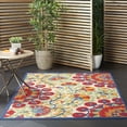thumbnail image 5 of Nourison Aloha Indoor/Outdoor Red/Multi 3'6" x 5'6" Area Rug, (4x6), 5 of 12