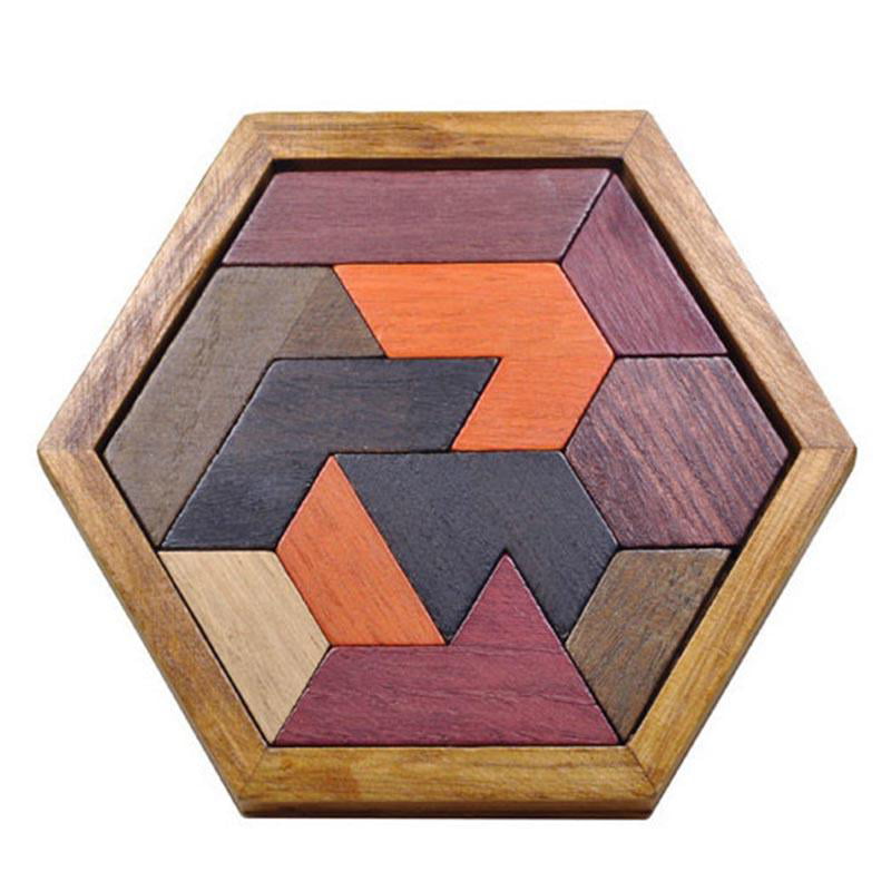 New Kid Puzzle Wooden Toys Jigsaw Board Geometric Shape Children Educational Toy 