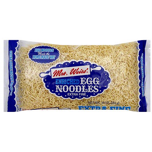 Mrs. Weiss' Extra Fine Egg Noodle Pasta, 10 oz (Pack of 12) Walmart