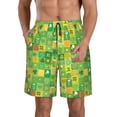 thumbnail image 1 of Balery St. Patrick's day Traje de Baño Estilo Hawaiano para Hombre, Shorts de Secado Rápido con Bolsillos-XX-Large, 1 of 6