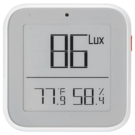 

Zigbee Bluetooth Smart Light Brightness Temperature & Humidity Sensor with LCD Display Temperature Humidity Detector Compatible with Tuya Smart APP