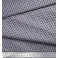 thumbnail image 3 of Soimoi Gray polyester Crepe Fabric Geometrical Star Geometric Print Fabric by Yard 42 Inch Wide, 3 of 5