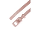 thumbnail image 2 of Cinturón de cintuno poroso fino Hebilrectangular Cinturones de talgrande pavestido de jeans RoSe ajusa cintuhas99 cm / 39 ", 2 of 4
