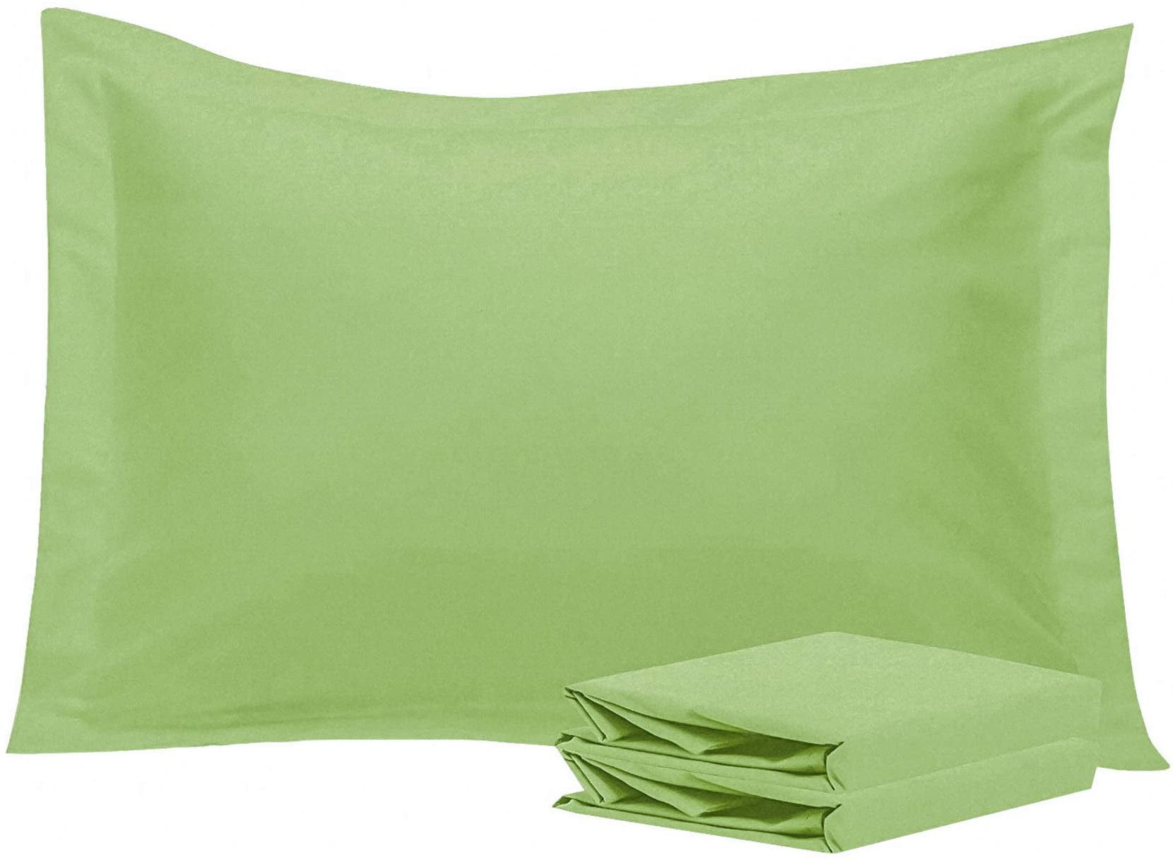 Standard Pillow Shams, Set of 2, 100 Brushed Microfiber, Soft and Cozy, Wrinkle, Fade, Stain