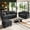 Black, variant on BedLuxury 84” Modular Sectional Sofa with Moveable Storage Ottoman, Cloud Couch Seats 4, Modern Living Room Furniture, Chenille Beige