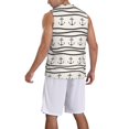 thumbnail image 2 of Sikiie Anchors and Ropes Basketball Jersey Reversible Men's Mesh Athletic Sports Shirts Training Practice S-4XLLarge, 2 of 6