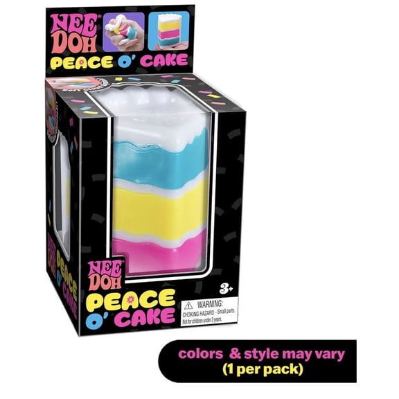 Nee Doh Peace O' Cake Squishy Fidget Stress Relief Stress Ball (1 Piece)