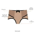 thumbnail image 4 of Charlotte High Waist Brief - Mid Nude, 4 of 4