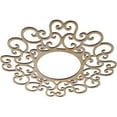 thumbnail image 2 of Ekena Millwork 24"OD x 9 1/8"ID x 1/4"T Reims Wood Fretwork Pierced Ceiling Medallion, Hickory, 2 of 3
