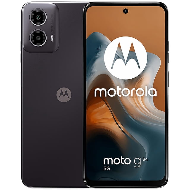 Celular MOTOROLA Moto G34 5G 4GB 64GB 6.5 HD+ 120 Hz 50 MP Negro Internacional