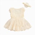 thumbnail image 4 of New Born Clothes Baby Girl Baby Girl Dress Heart Puff Sleeve Tulle Romper Dresses Newborn Outfit, 4 of 8