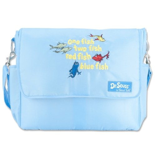 Trend Lab 30325 Diaper Bag Dr Seuss One Fish Two