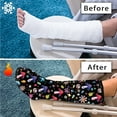 thumbnail image 7 of Jiueut Colorful Mushroom Leg Cast Covers Outdoor Leg Protection Cover Size L Below The Knee Leg Cast Sleeve Fashionable Leg Cast Cover Sock Washable Decorative Leg Cast Cover Gifts, 7 of 7
