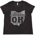 thumbnail image 3 of Inktastic Cincinnati Oh Women's Plus Size T-Shirt, 3 of 5