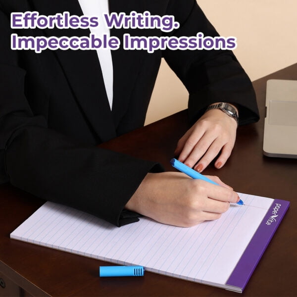 Paper Rite Writing Pads | White | 50 Sheets | 11.75 x 8.5 in | Pack of 12