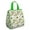 Green Football Monogram, variant on Green Football Monogram Pattern Insulated Lunch Bag for Women & Adults,Large Portable Soft Cooler Lunch Bag,Thermal Food Storage Tote with Pearl Cotton,8.66L,8.75x5.75x9.5 Inch