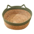thumbnail image 4 of Cat Bed,Pet Cat House Dog Beds Cave Nest Indoor Winter,Puppy Warm Cave Sleeping Bed Four Seasons,Small Dog House Kennel Sleeping Bed Pet Supplies,Indoor Soft Comfortable Warm green 45cmx15cm, 4 of 8