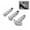 Large, variant on Sea Urchin Bait Hooks Set, Anti-Slip Locking Fishing Weight, Anchor-Shaped Sinker for Saltwater Fishing, 3 Weight Sizes Included (Medium,5PCS)