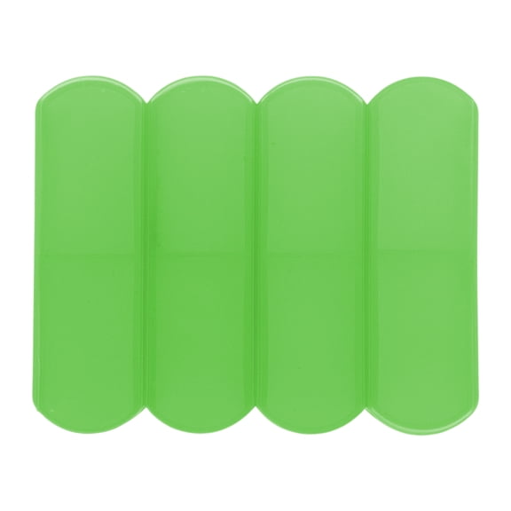 Unique Bargains 1 Pc Pill Case 4 Grid Push-Pull Pill Box Green