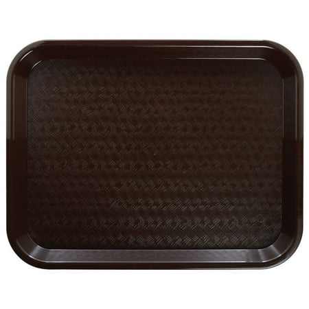 Brown Fast Food Tray - HUBERT Fast Food Tray Cafeteria Tray Brown Polypropylene - 14