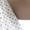 White, variant on Women Polka Dot Puff Sleeve Blouse French Square Neck Waist Slim Fit Short Casual Tops