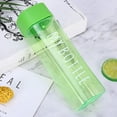 thumbnail image 1 of RYGRZJ 500ml Portable Color Frosted Water Tumbler Bottle For School/Office, 1 of 1
