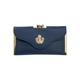 thumbnail image 2 of Womens Envelope Leather Wallet Card Button Clutch Purse Long Handbag Bag, 2 of 5