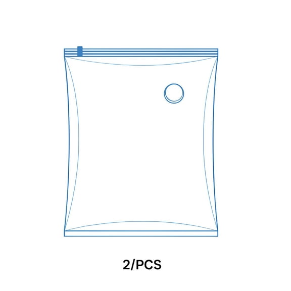 LAMIRO Vacuum Storage Bag Space Saver Air Tight Compression Magic Seal for Home Travel Cloth Packing,5 Packs,Small