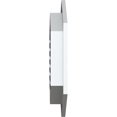 thumbnail image 3 of Ekena Millwork 24"W x 28"H Vertical Peaked Gable Vent (29"W x 34 1/8"H Frame Size) 11/12 Pitch: Functional, PVC Gable Vent w/ 1" x 4" Flat Trim Frame, 3 of 14