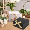 thumbnail image 5 of Paquete de 10 Cajas de Regalo Negras con Tapas, Caja de Propuesta para Padrinos de Boda de 8x8x4 Pulgadas, Caja de Regalo Negra de Lujo con Cinta para Caja de Boda, 5 of 5