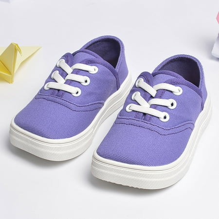 

Girls Boys Canvas Shoes Casual Lightweight Comfy Non Slip Sneakers For Toddler Kids Spring And Summer