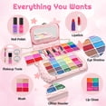 thumbnail image 2 of Kit de Maquillaje CLRDZN 49 piezas lavable para niñas de 5 a 8 años, 2 of 9