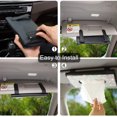 thumbnail image 4 of Bling Bling Sun Visor Servilleta Soporte Simple Instalación con dos clips Conveniente Conjunto Con Rhinestones Auto Accesorios Interior Rhinestone Blanco AweSitey VI014326-01, 4 of 7